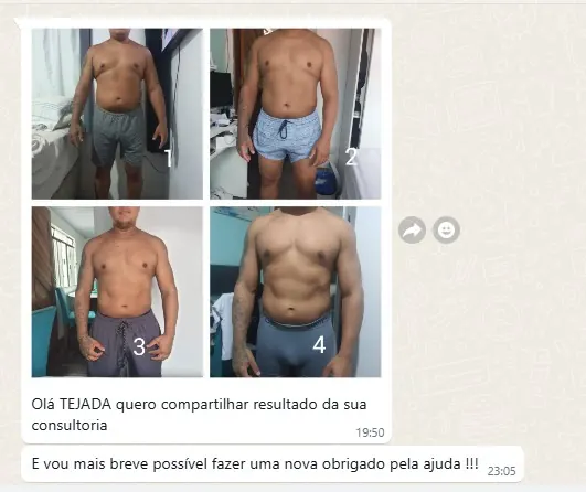 Registro de evolução compartilhado por aluno 3