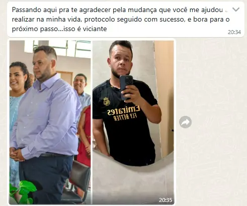 Registro de evolução compartilhado por aluno 4