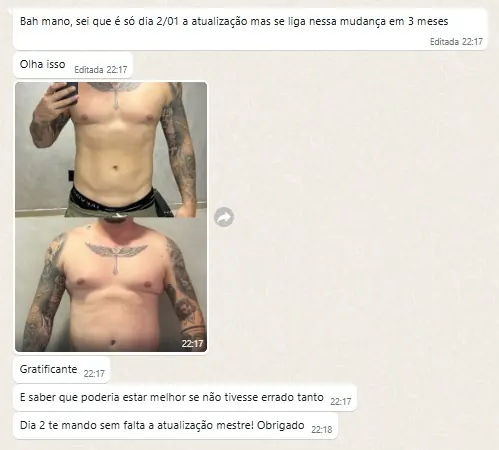 Registro de evolução compartilhado por aluno 9